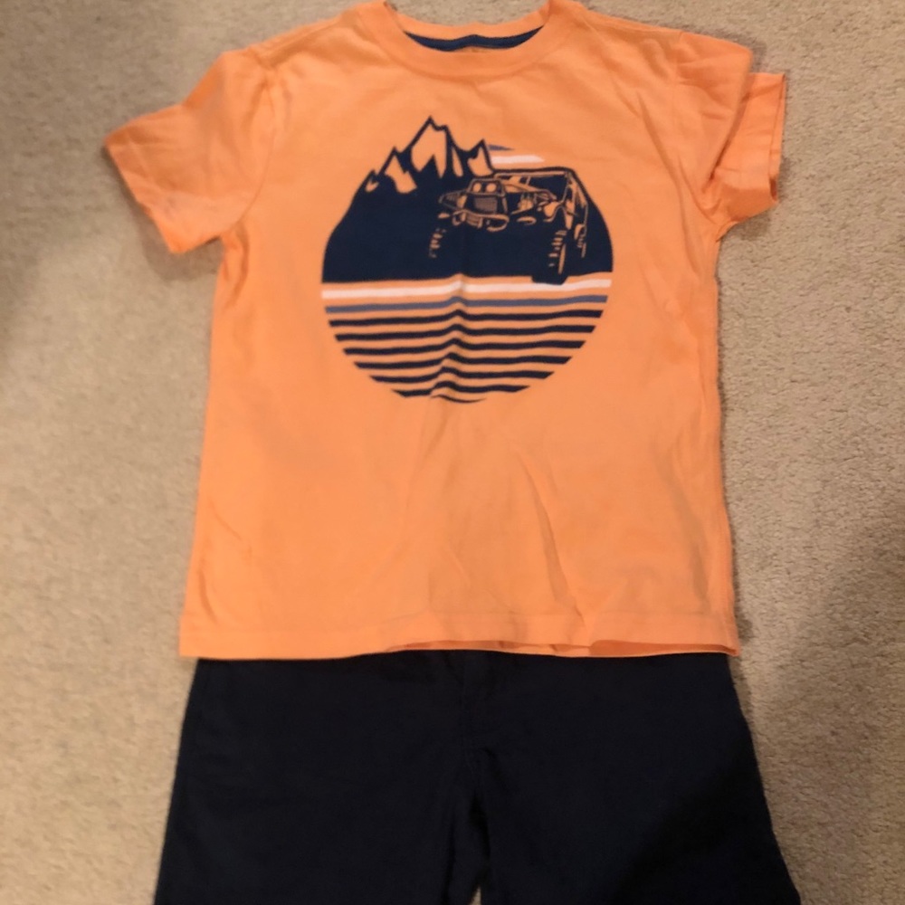Jeep T-shirt and Navy Short